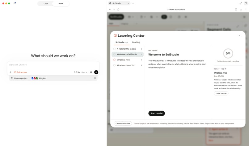 SciStudio-web – screenshot 3