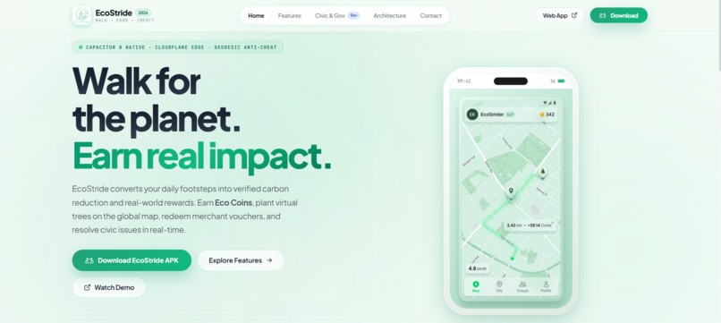 EcoStride – screenshot 1