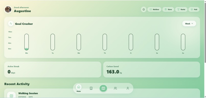 EcoStride – screenshot 2