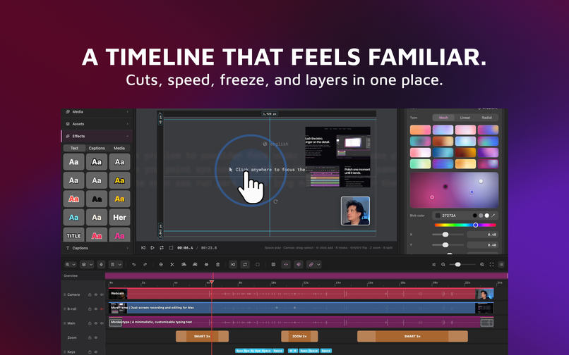 MoreFrame - Dual-screen recording and editing for Mac – screenshot 6