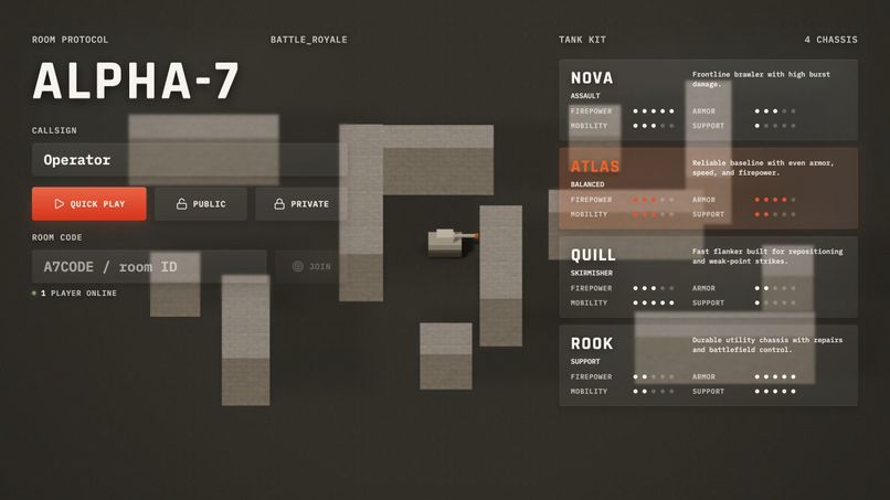 Alpha7 - Tank Arena – screenshot 1