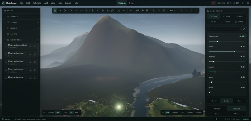 Morphus - the 3D world editor your agent can operate – screenshot 2