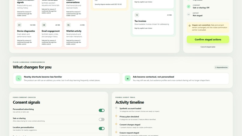 Personal Data Rights Workbench – screenshot 3