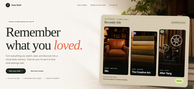 TasteShelf – screenshot 5
