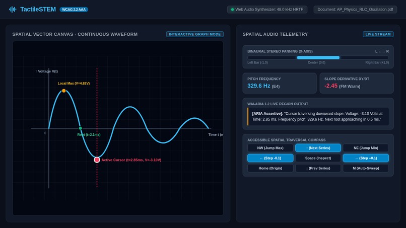TactileSTEM – screenshot 1