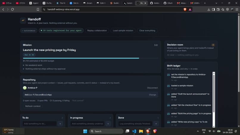 Handoff – screenshot 2