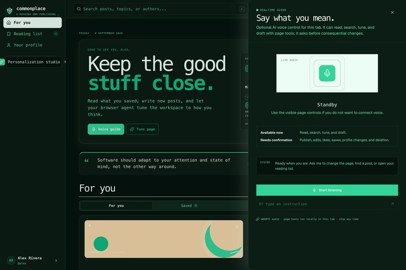 Commonplace – screenshot 3