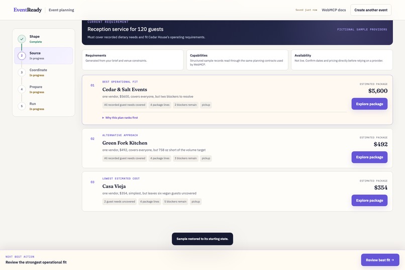EventReady – screenshot 2