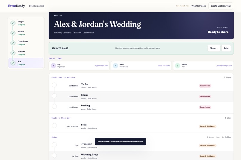 EventReady – screenshot 5