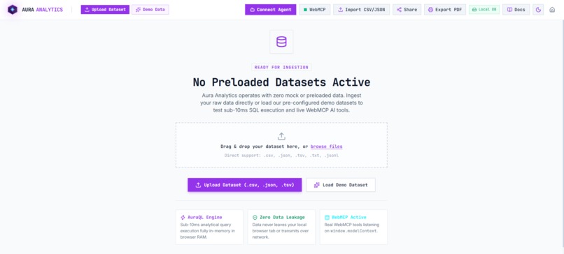 AuraQL — Zero-Server AI Analytics Engine – screenshot 4