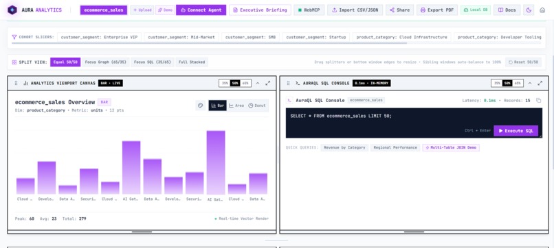 AuraQL — Zero-Server AI Analytics Engine – screenshot 5