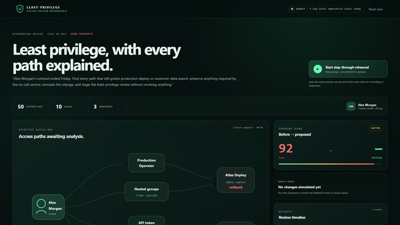 Least-Privilege Access Review Workbench: Remove Risky Access – screenshot 1