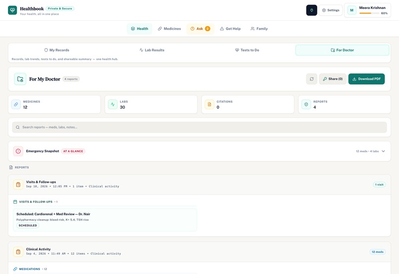 HealthBook – screenshot 8