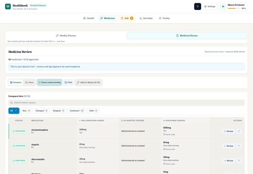 HealthBook – screenshot 7