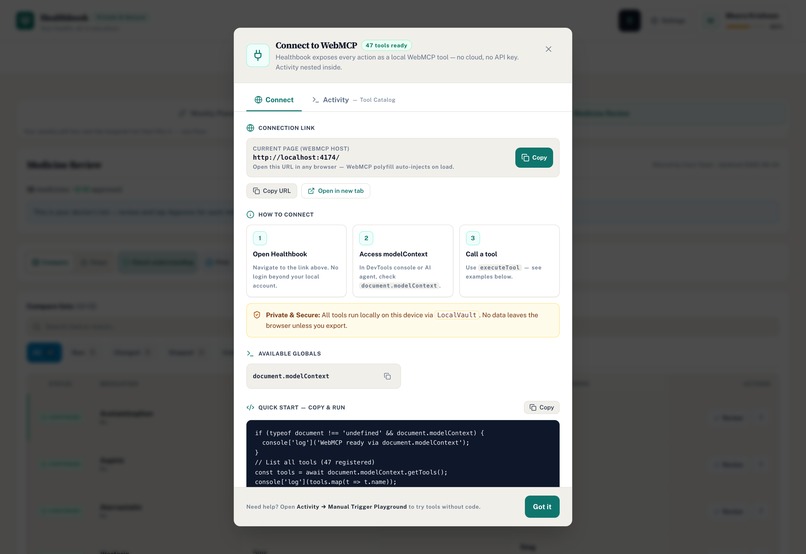 HealthBook – screenshot 5