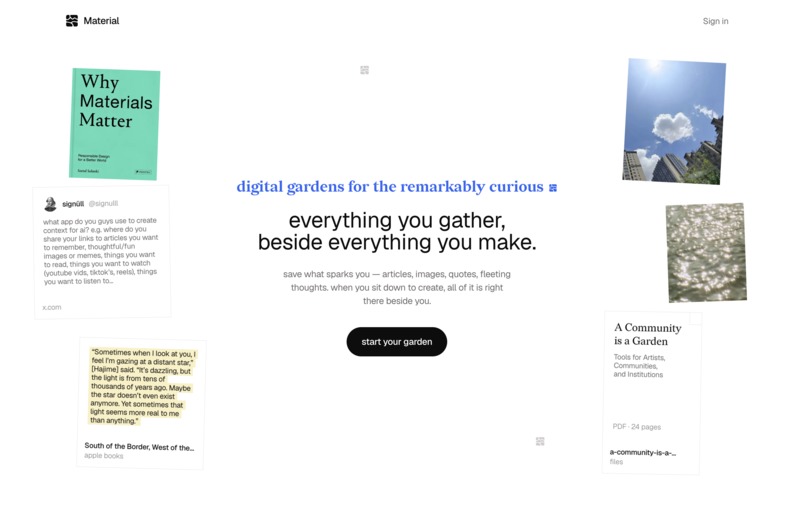 Material Notes – screenshot 1