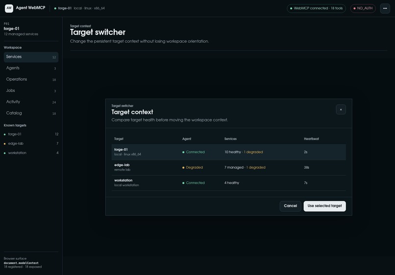 Agent WebMCP – screenshot 9