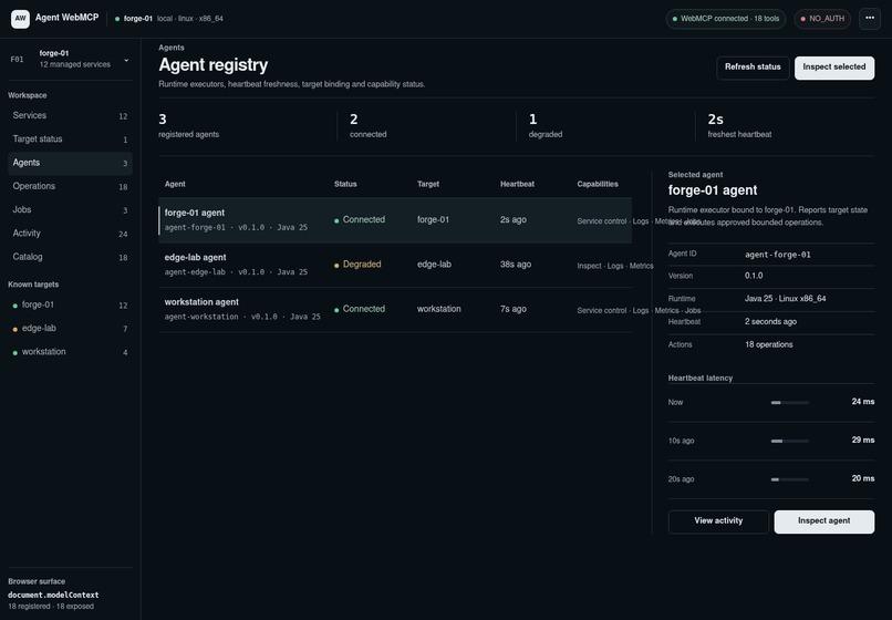 Agent WebMCP – screenshot 14
