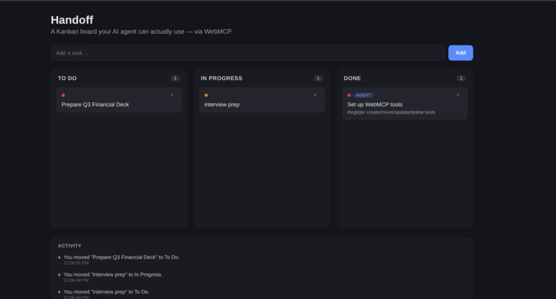 Handoff – screenshot 1