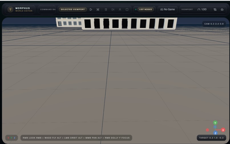 Morphus - the 3D world editor your agent can operate – screenshot 3