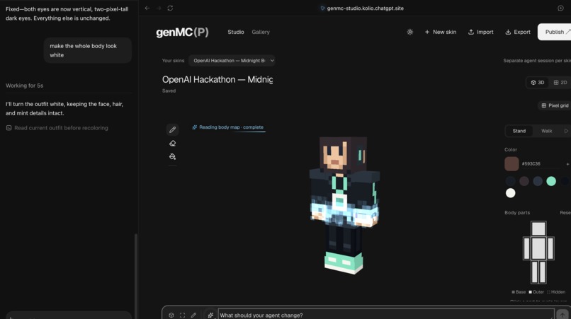 webMC(P) – screenshot 3