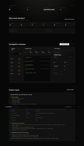 CYBERGUARD:Agent-Native Cybersecurity Investigation Platform – screenshot 1