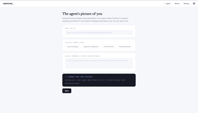 RabbitHole – screenshot 2
