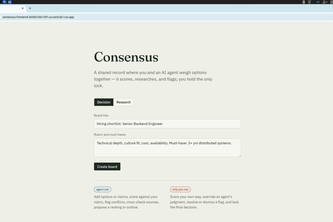 Consensus