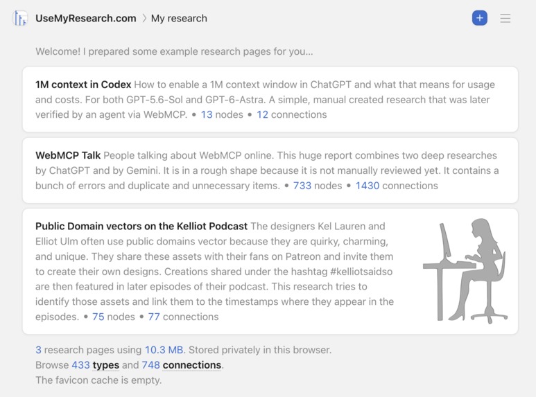 UseMyResearch.com – Your research connected to your agent – screenshot 3