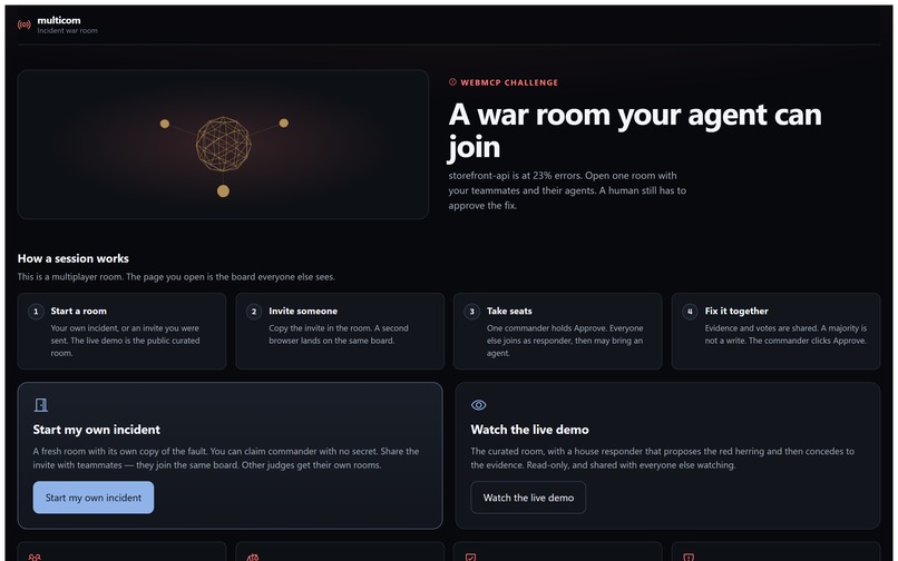 MultiCOM – screenshot 1