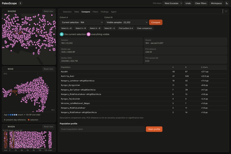 PaleoScope – screenshot 2