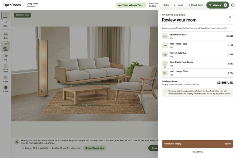 OpenRoom – screenshot 3