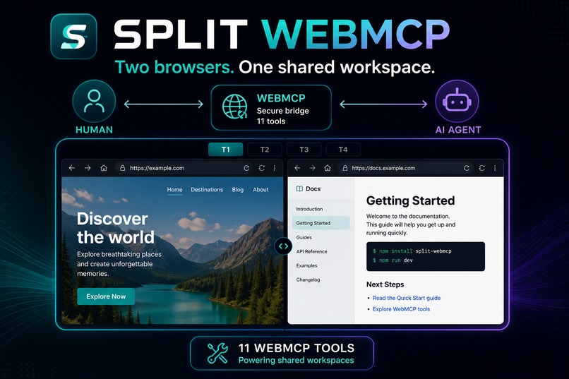 Split WebMCP – screenshot 1