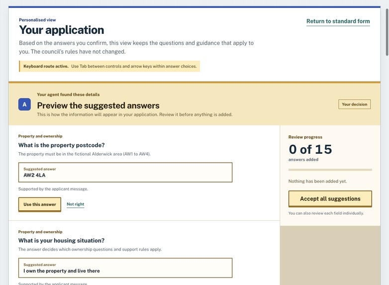 Form Less – screenshot 2