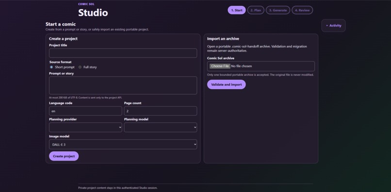 ComicSol Web – screenshot 1