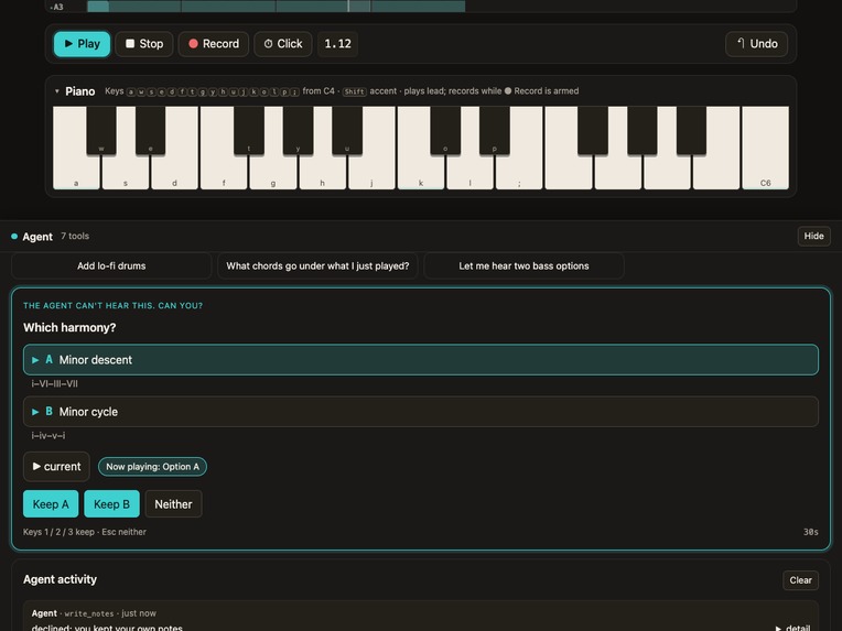 Bandmate-WebMCP – screenshot 1