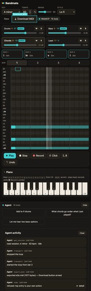 Bandmate-WebMCP – screenshot 3