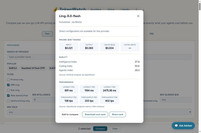 TokenWatch: Shared LLM Cost Decisions – screenshot 4