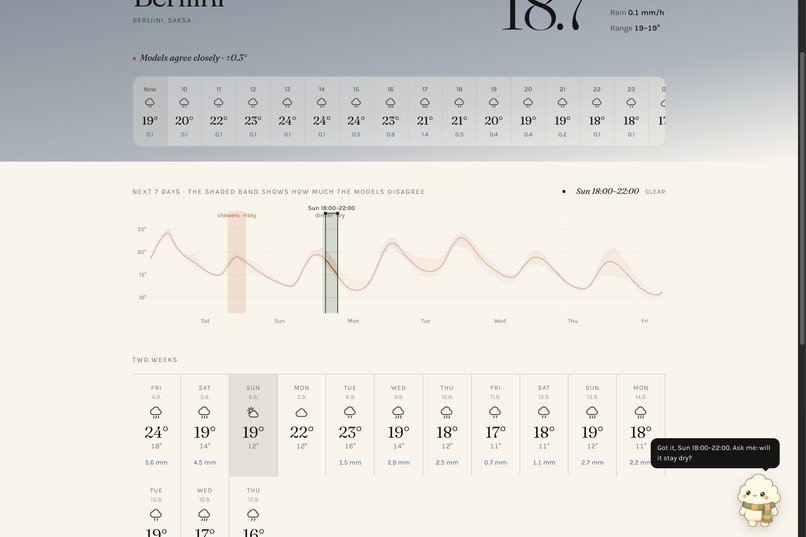 Ilma: Weather Agents Can Trust – screenshot 4
