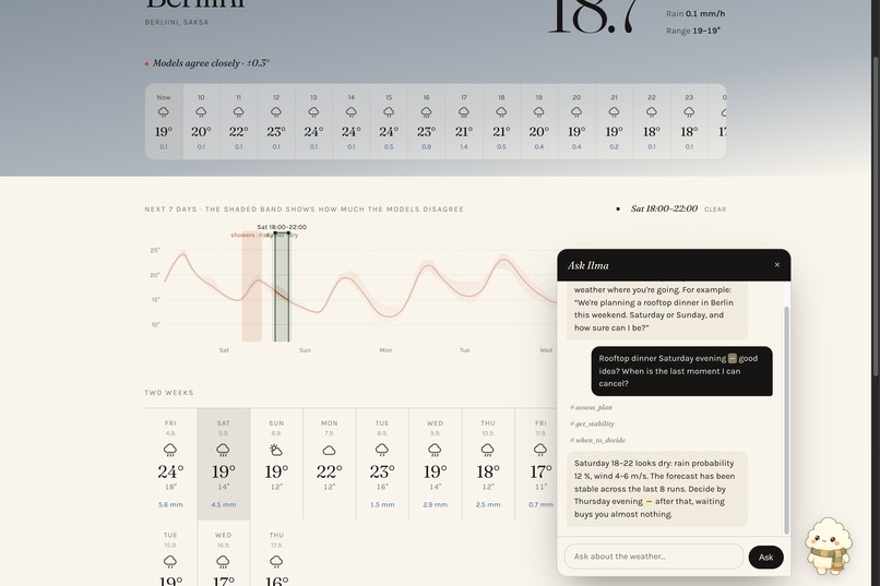 Ilma: Weather Agents Can Trust – screenshot 5