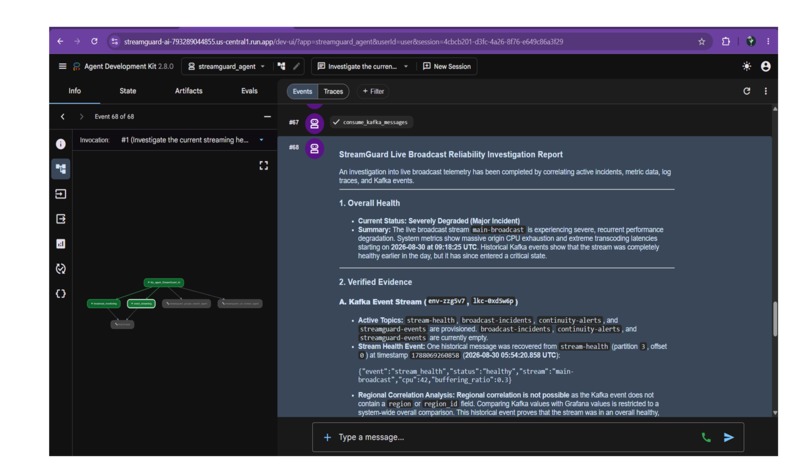 StreamGuard AI — Agentic Reliability Supervisor – screenshot 3