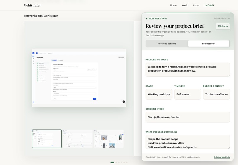 MCP, Meet PCM – screenshot 3
