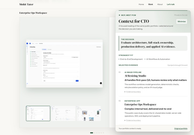 MCP, Meet PCM – screenshot 4