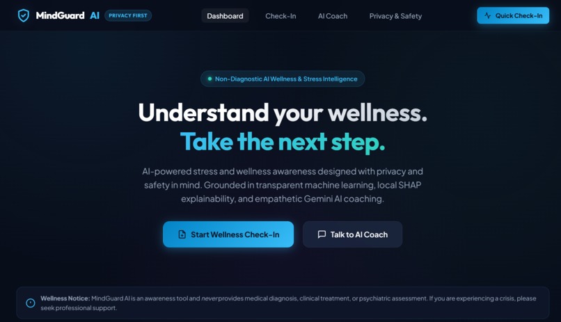 MindGuard AI – screenshot 1