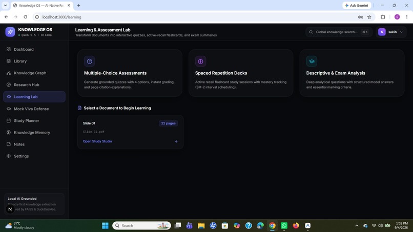 Knowledge OS – screenshot 1