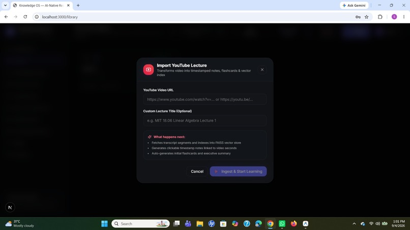 Knowledge OS – screenshot 5