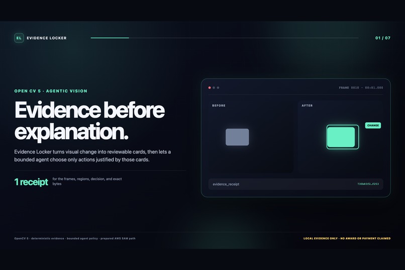 Evidence Locker: Agentic Vision with OpenCV 5 – screenshot 1