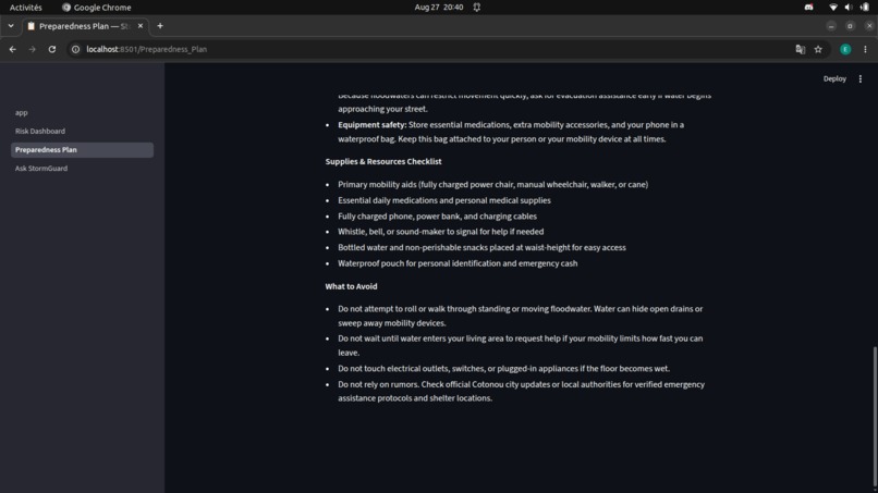 StormGuard AI – screenshot 1