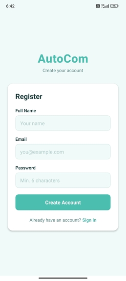 AutoCom – screenshot 2