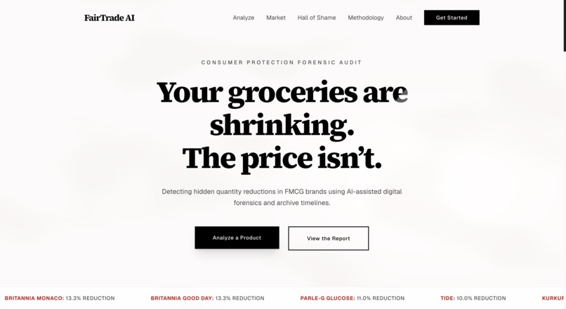 FairTradeAI – screenshot 1